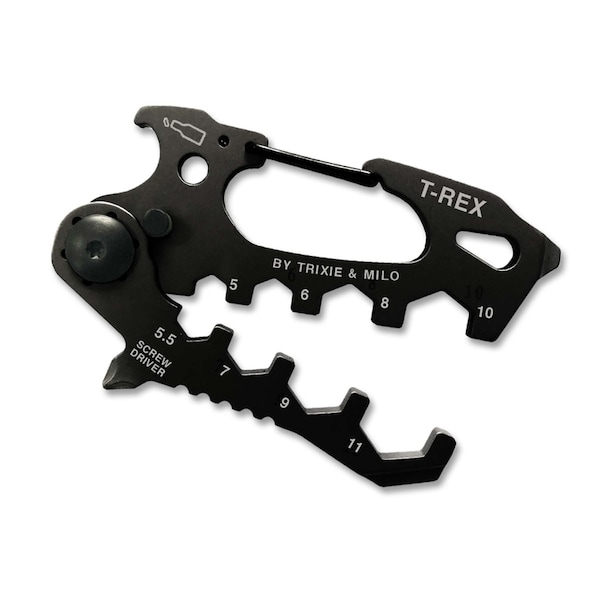 Trixie & Milo Trixie & Milo T-Rex Carabiner Multi-Tool 1 pc TOOL-TREX - main